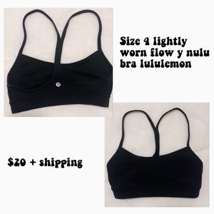 Flow y nulu bra (lululemon)